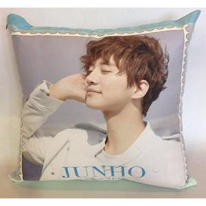 ★ 送料無料 ★ ジュノ　2PM　 両面 クッション 韓流 グッズ(ad019-1)