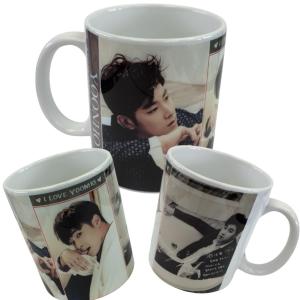 東方神起 TVXQ ユノ ユンホ 陶器製 マグ...の詳細画像1