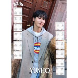 東方神起 TVXQ ユノ ユンホ 2026 ダイアリー 手帳 A6サイズ カレンダー