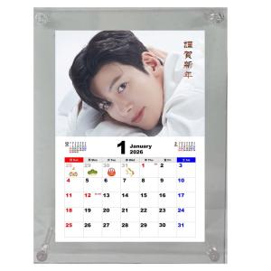 ジュノ 2PM 2026 2027 2年分 卓上 カレンダー DESK CALENDAR