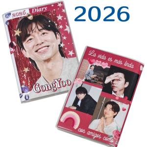 東方神起 TVXQ ユノ ユンホ 2026 ダイアリー 手帳 A6サイズ カレンダー