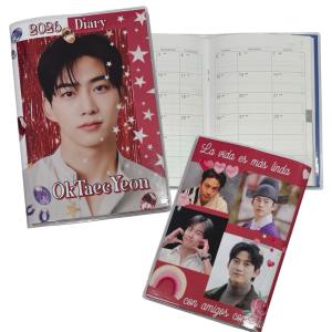 ジュノ 2PM 2026 ダイアリー 手帳 A6サイズ カレンダー 韓流 グッズ