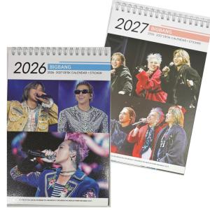 BIGBANG ビッグバン 2026 2027 卓上 カレンダー DESK CALENDAR ステッカー付 韓流 グッズ fx112-46