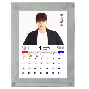 ソンフン 2026 A4 フォトフレーム付き 壁掛け カレンダー 韓流 グッズ