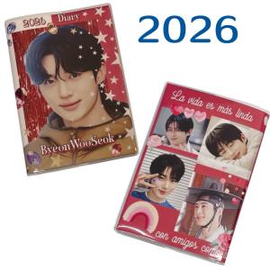 ジュノ 2PM 2026 ダイアリー 手帳 A6サイズ カレンダー 韓流 グッズ