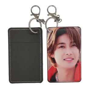 キムヒョンジュン パスケース キムヒョンジュン ICカードケース パスケース リール付き バッグ