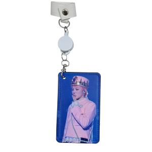G-DRAGON ジードラゴン BIGBANG ビッグバン ICカードケース パスケース リール付き バッグチャーム 韓流 グッズ fz115-2