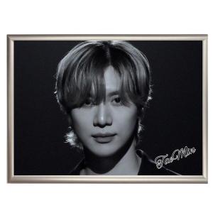 テミン SHINee シャイニー フォトプレート 額入り 写真 A4サイズ 韓流