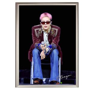 G-DRAGON ジードラゴン BIGBANG ビッグバン フォトプレート 額入り 写真 A4サイズ 韓流 グッズ hp094-15