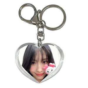 ジゼル aespa エスパ 両面 写真入り キーホルダー 韓流 グッズ js163-1