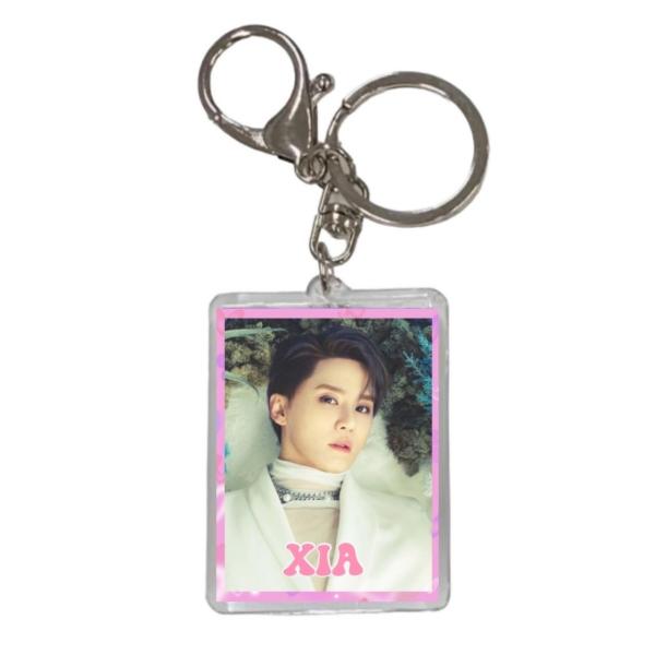 ジュンス 両面 写真入り キーホルダー 韓流 グッズ  js120-1