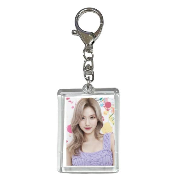 サナ TWICE トゥワイス 両面 写真入り キーホルダー 韓流 グッズ  js126-50