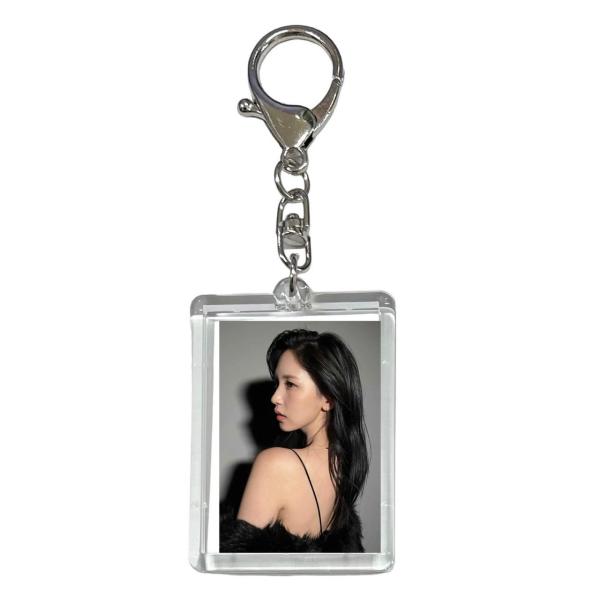 ミナ TWICE トゥワイス 両面 写真入り キーホルダー 韓流 グッズ  js128-35