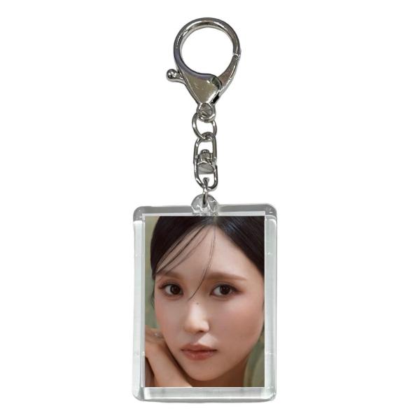 ミナ TWICE トゥワイス 両面 写真入り キーホルダー 韓流 グッズ  js128-36