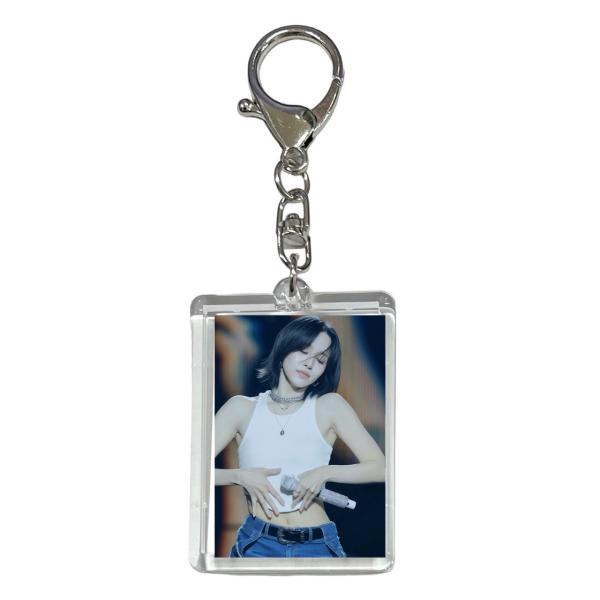 ミナ TWICE トゥワイス 両面 写真入り キーホルダー 韓流 グッズ  js128-43