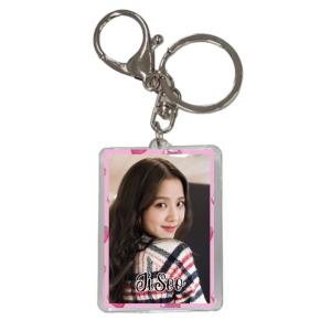 ジス BLACKPINK ブラックピンク 両面 写真入り キーホルダー 韓流