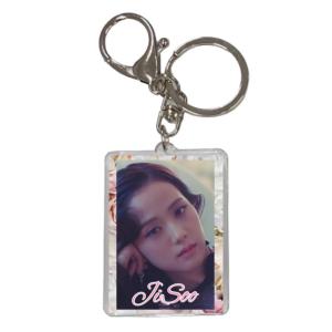 ジス BLACKPINK ブラックピンク 両面 写真入り キーホルダー 韓流