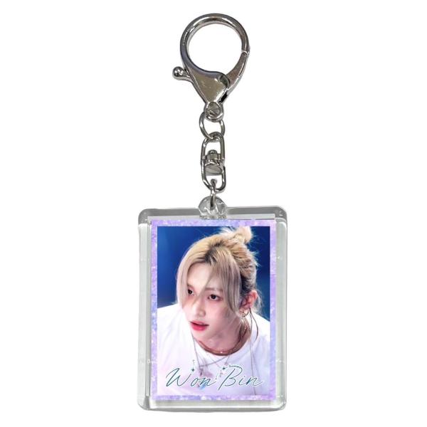ウォンビン RIIZE ライズ 両面 写真入り キーホルダー 韓流 グッズ  js391-4