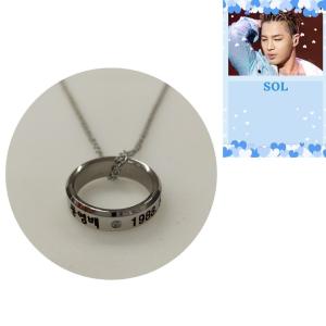 BIGBANG★スンリ V.I 公式グッズ VVIP ネックレス VI スンリ BIGBANG ビッグバン 刻印 ネックレス 韓流 グッズ my008-5