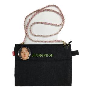 サナ TWICE トゥワイス デニム ポシェット ミニバッグ