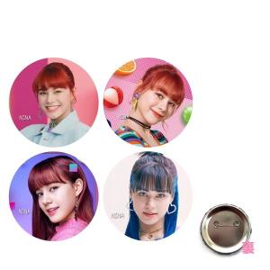 4個セット ニナ NiziU ニジュー 缶バッチ 缶バッジ 韓流 グッズ na073