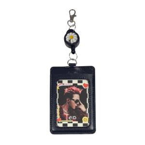 G-DRAGON ジードラゴン BIGBANG ビッグバン 写真入り リール付き パスケース IC カードケース 伸びる 伸縮 韓流 グッズ nc068-1