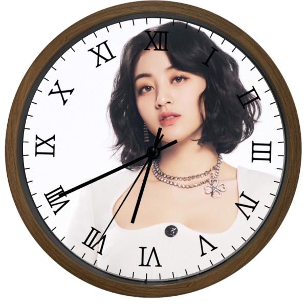 ジヒョ TWICE トゥワイス 掛け時計 WallClock 壁掛け 時計 直径23cm 韓流 グッ...