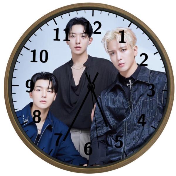 CNBLUE シーエヌブルー 掛け時計 WallClock 壁掛け 時計 直径30cm 韓流 グッズ...