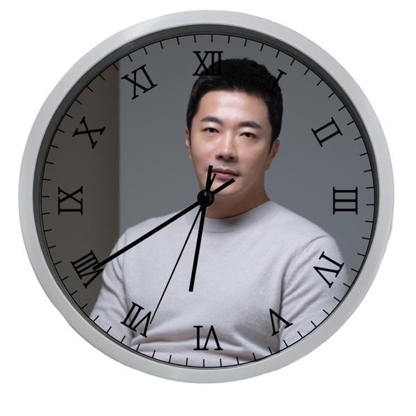 クォンサンウ 掛け時計 WallClock 壁掛け 時計 直径30cm 韓流 グッズ nk038-1