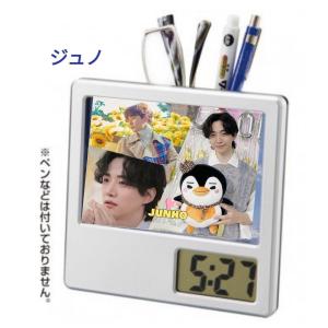 2PM 完全限定生産　デジタル時計 ジュノ 2PM カラフルスクエアクロック アラーム付き デジタル 置き時計