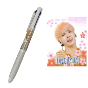 ジョンヒョン SHINee シャイニー ３色 ボールペン 黒 赤 青 トリプルペン 韓流 グッズ rg117-2