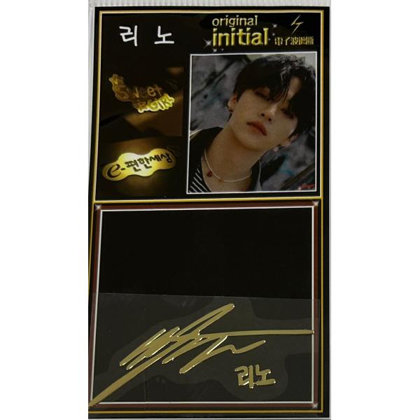 リノ LEEKNOW ストレイキッズ STRAYKIDS スキズ サインステッカー シール 韓流 グ...