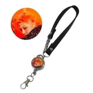 G-DRAGON ジードラゴン BIGBANG ビッグバン リール付き ストラップ キーホルダー キーリング 伸びる 伸縮 韓流 グッズ sc147-2
