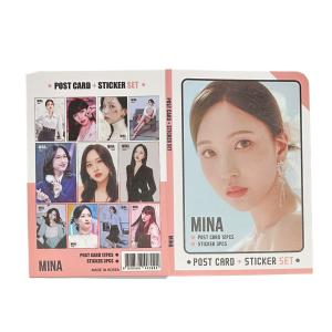 TWICE サナ ポストカードセット ステッカー ハガキ 韓流 グッズ th044