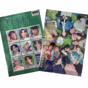 ATEEZ エイティーズ クリアファイル A4 韓流 グッズ tk138-2