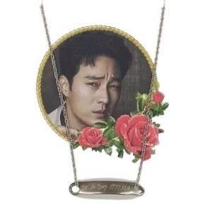 EXO OBSESSION ネックレス トレカ ベッキョン ベッキョン BAEKHYUN EXO エクソ 刻印 リング 指輪 ネックレスチェーン