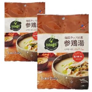 ビビゴ bibigo 韓国クッパの素 参鶏湯 サムゲタン 2人前×2 韓国食品 ye003-5｜angieseoul