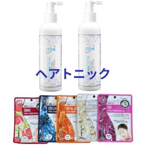 国内発送 ２点セット アトミ植物性ヘアトニック ヘアトニック 200ml マスクシートおまけ付き Atomy アトミ化粧品 韓国コスメ zt018-1｜angieseoul