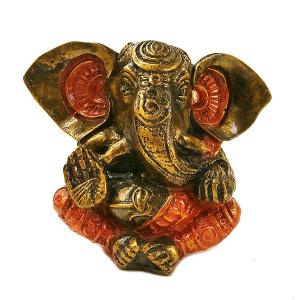 グリーアベンチュリン☆ネズミの乗ったガネーシャ神様