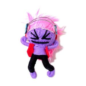 アジアン雑貨 タイ雑貨 ブードゥー人形ストラップ サッカー [H.6cm