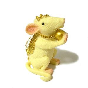 ガネーシャのねずみ 単品 濃ピンク [H.約7.5cm] アジアン おしゃれな