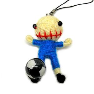 アジアン雑貨 タイ雑貨 ブードゥー人形ストラップ キーホルダー 【LL