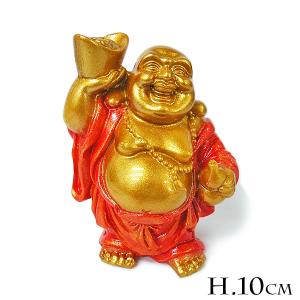 布袋様 黒台座付き 布袋様の置物 卓上インテリア 黒 [H.10cm] ほてい 富貴 繁栄 開運 金運