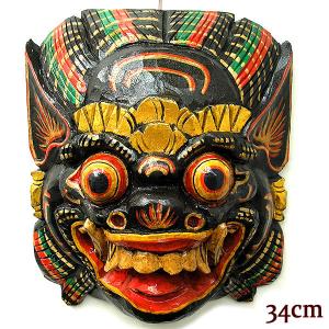 木彫りマスク(お面） ジャワ島 インドネシア INNM-02 : アウタサイト