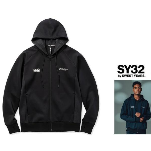 SY32 by SWEET YEARS 12561 DOUBLE KNIT EMBOSS LOGO ...