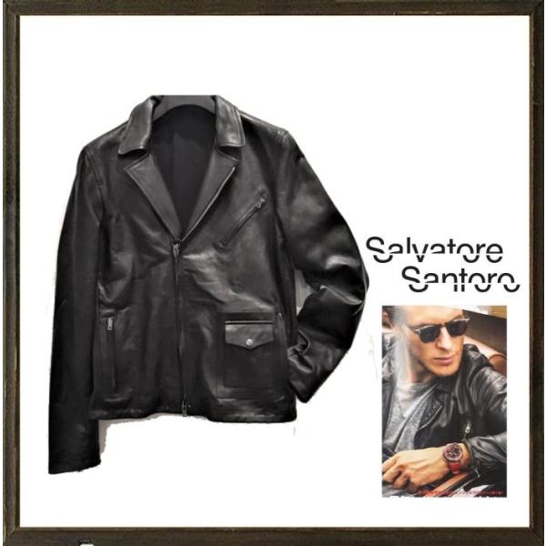 Salvatore Santoro(サルバトーレ サントロ)BIKER Leather Jacket...