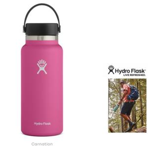 HYDRO FLASK(ハイドロ フラスク) 32 oz Wide Mouth 容量:946ml ワイドマウス Color：53C Carnation(カーネーション/ピンク)｜angland