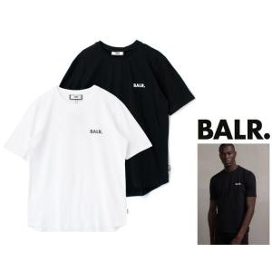 BALR(ボーラー) B1112-148 Athletic Small Branded Chest T-Shirt フロントロゴ Tシャツ color:BLACK(ブラック) WHITE(ホワイト)｜angland
