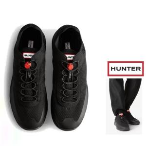 HUNTER(ハンター) メンズ WFF9100REN M TRAVEL TRAINER SHOE color：BLK(ブラック)｜angland