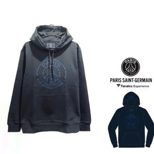 Paris Saint Germain(パリサンジェルマン) エンブレム プリントロゴ P/O パーカー color：NAVY(ネイビー)｜angland